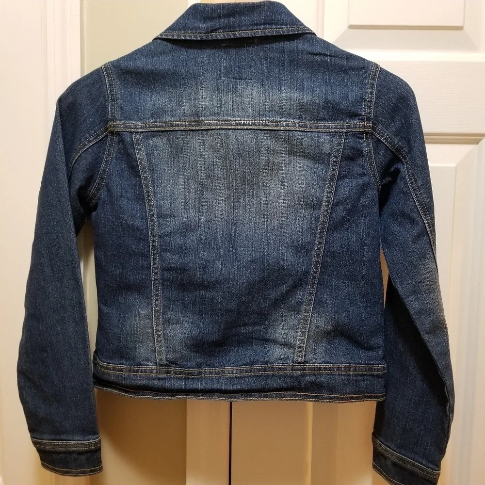 Girls The Childrens Place distressed denim Jacket